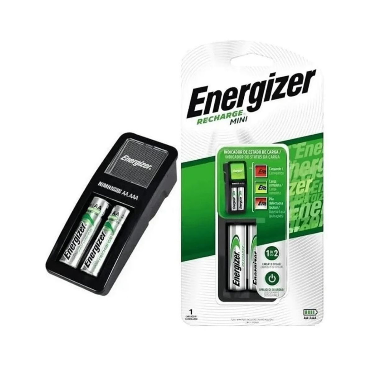 ENERGIZER - Cargador De Pilas Aa/aaa Energizer Ch2pc4 + 2 Pilas Aa Original