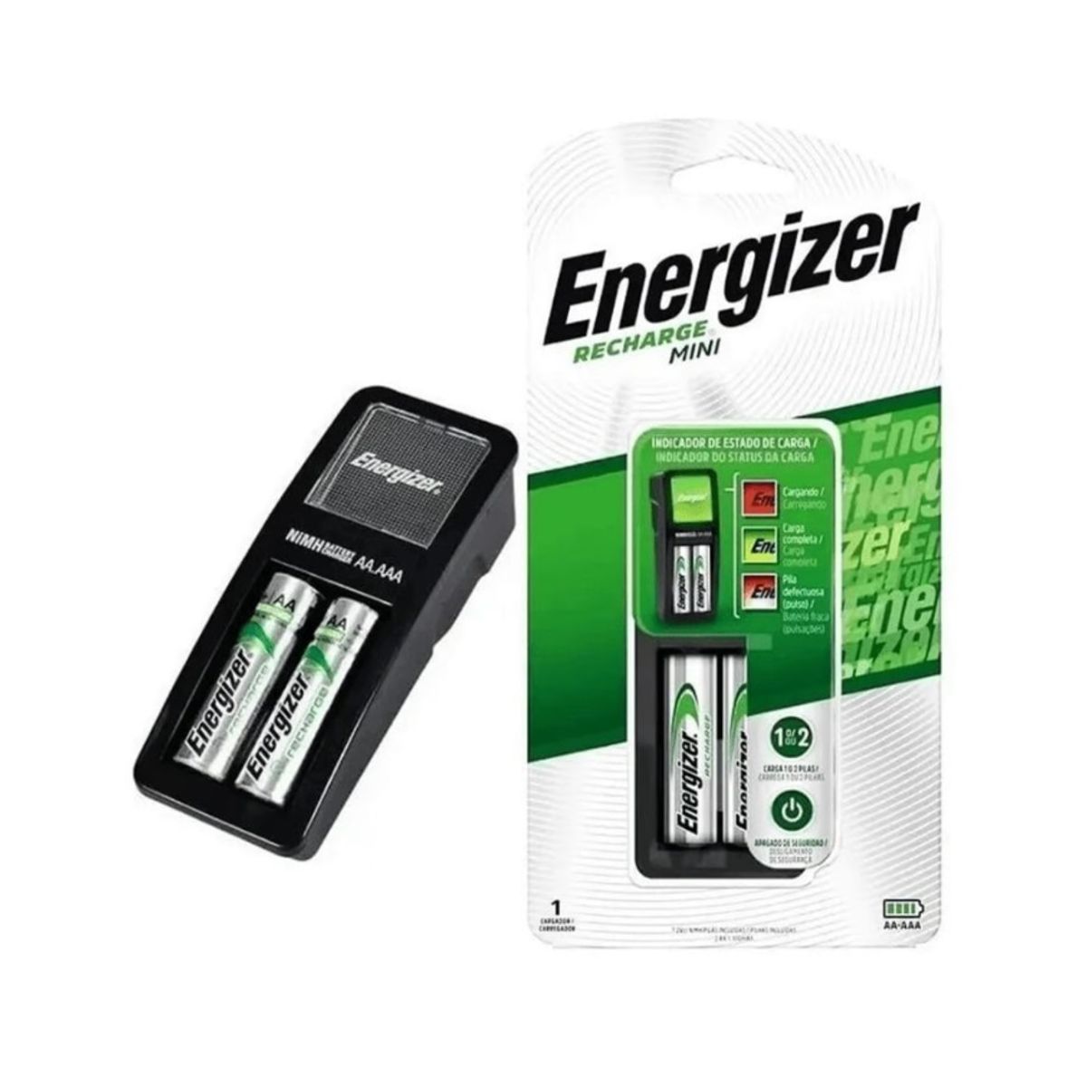 ENERGIZER - Cargador De Pilas Aa/aaa Energizer Ch2pc4 + 2 Pilas Aa Original
