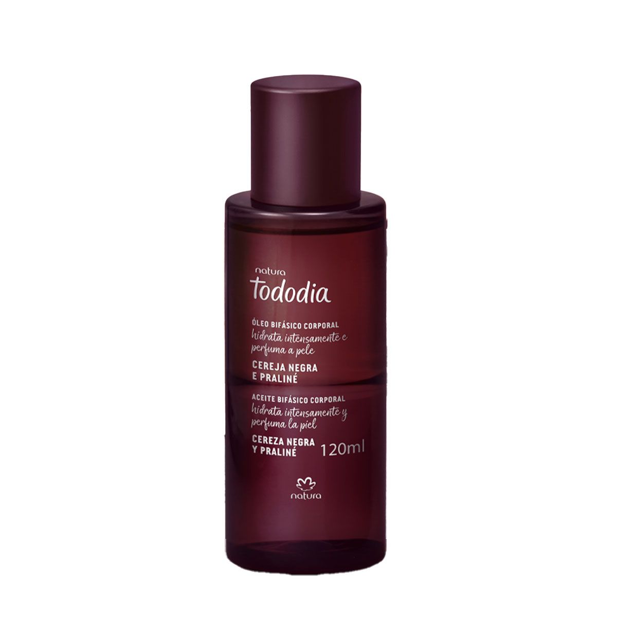 NATURA - Tododia cereza negra y almendras dulces Óleo bifásico corporal 120ml