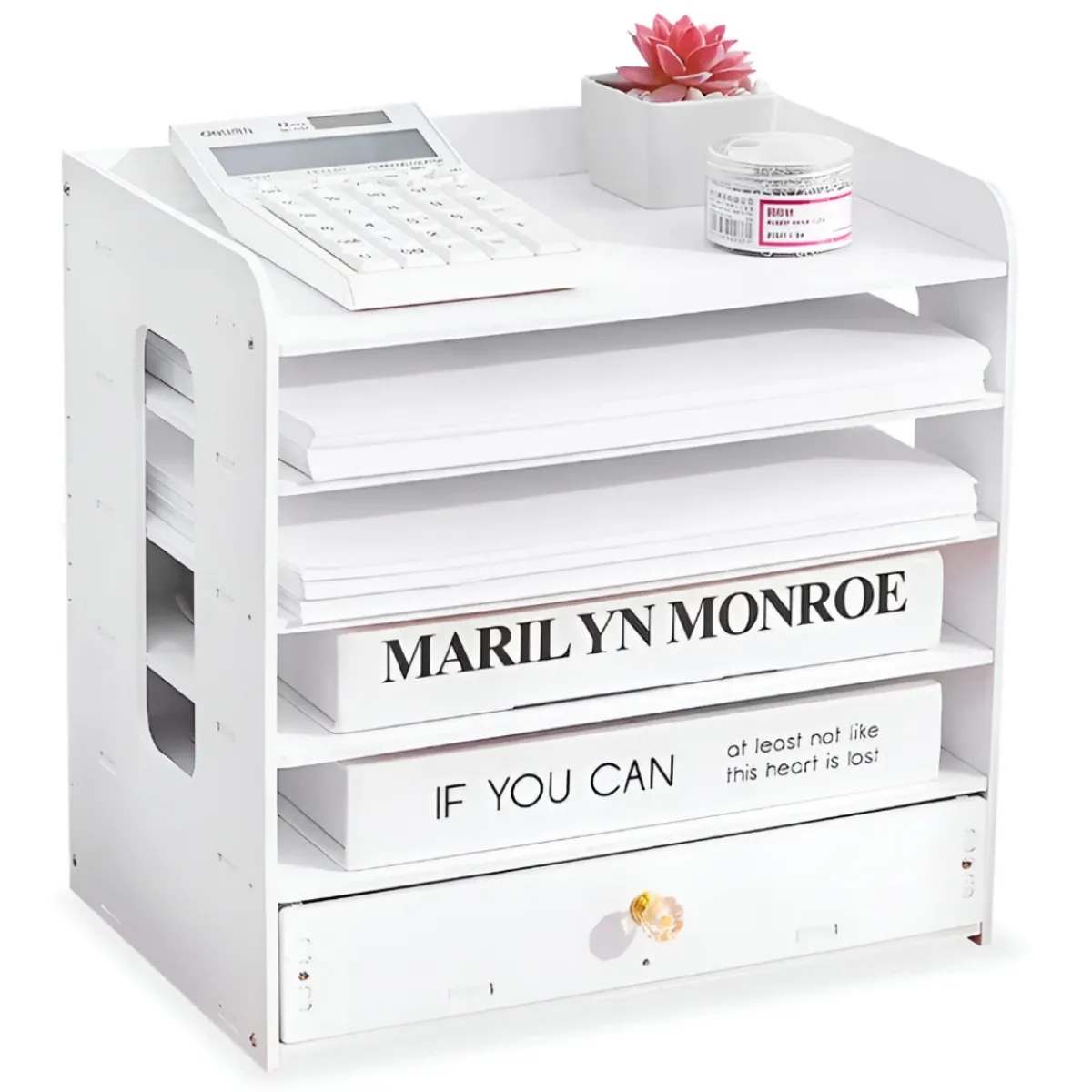 MINARI - Organizador de Escritorio Oficina y Papelería Multiusos 94L