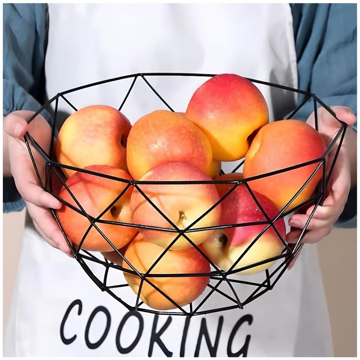 MINARI - Organizador Frutero de Metal para Frutas y Verduras OF100