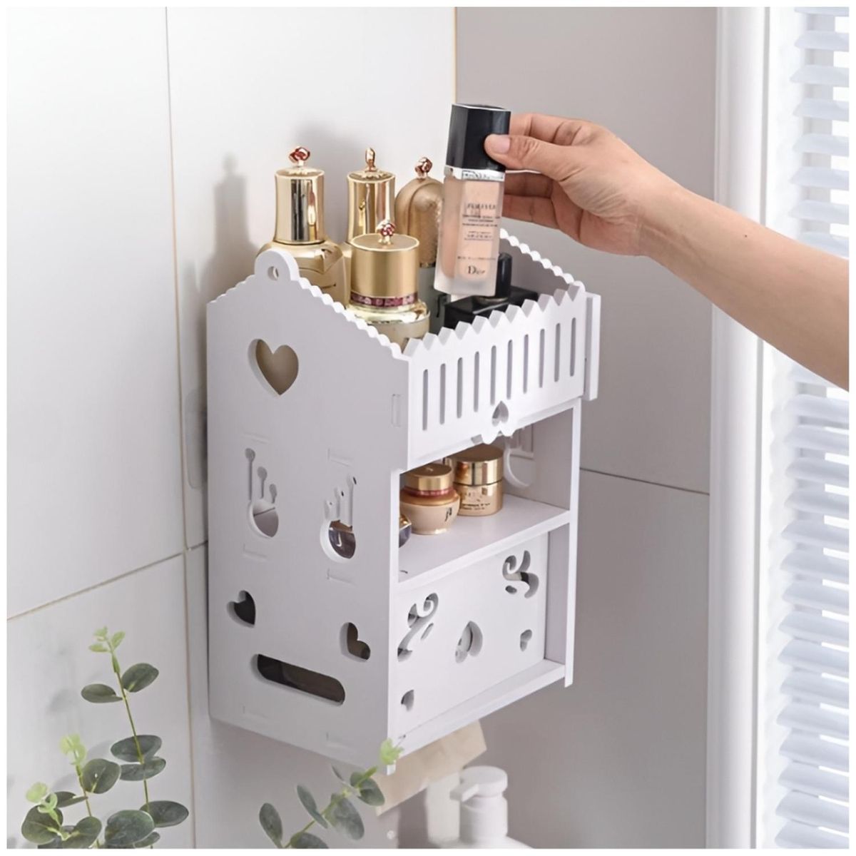 MINARI - Pack x3 Organizador Estante para Baño Multiuso OM29