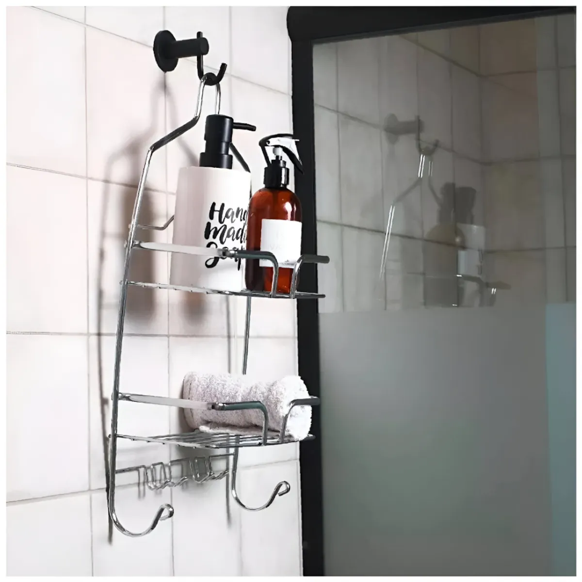 MINARI - Organizador Colgante para Ducha Baño con Colgadores OB3