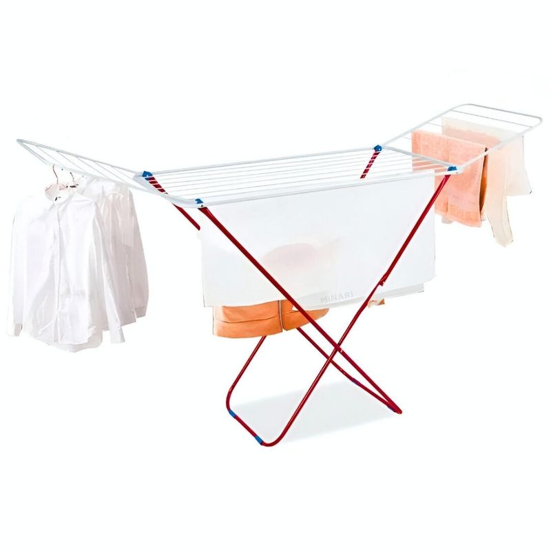 MINARI - Tendedero de Ropa Colgador Plegable Estante de Secado 90T
