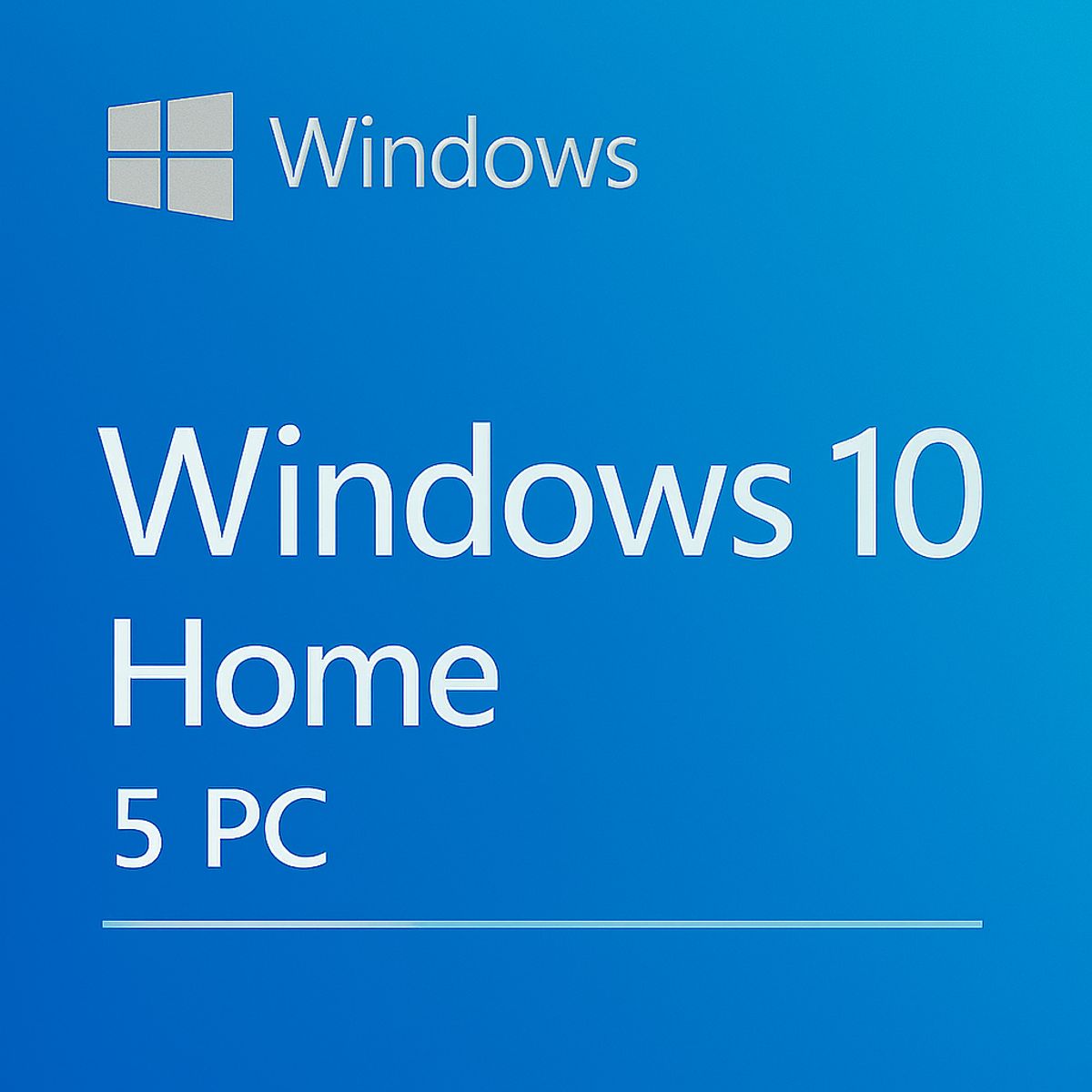 MICROSOFT - Windows 10 Home para 5 PC