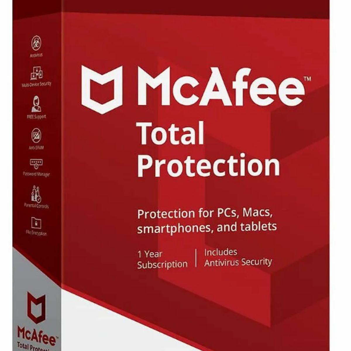 MCAFEE - Antivirus McAfee Total Protection 5 PC 1 año