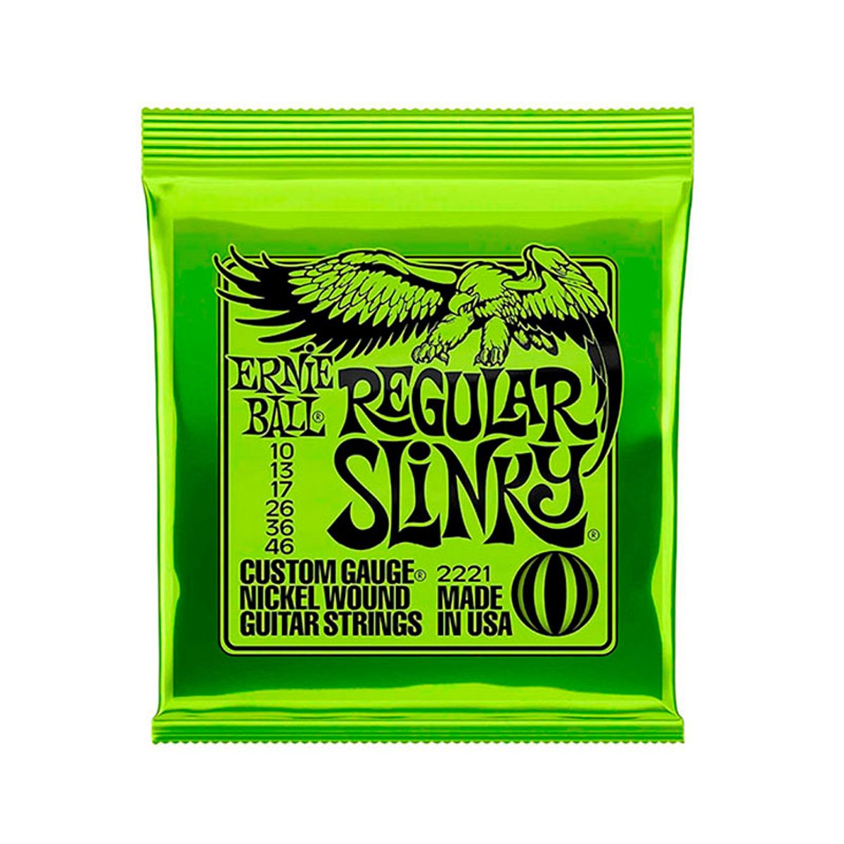GENERICO - Cuerda de guitarra Ernie Ball Regular Slinky 010 Nickel