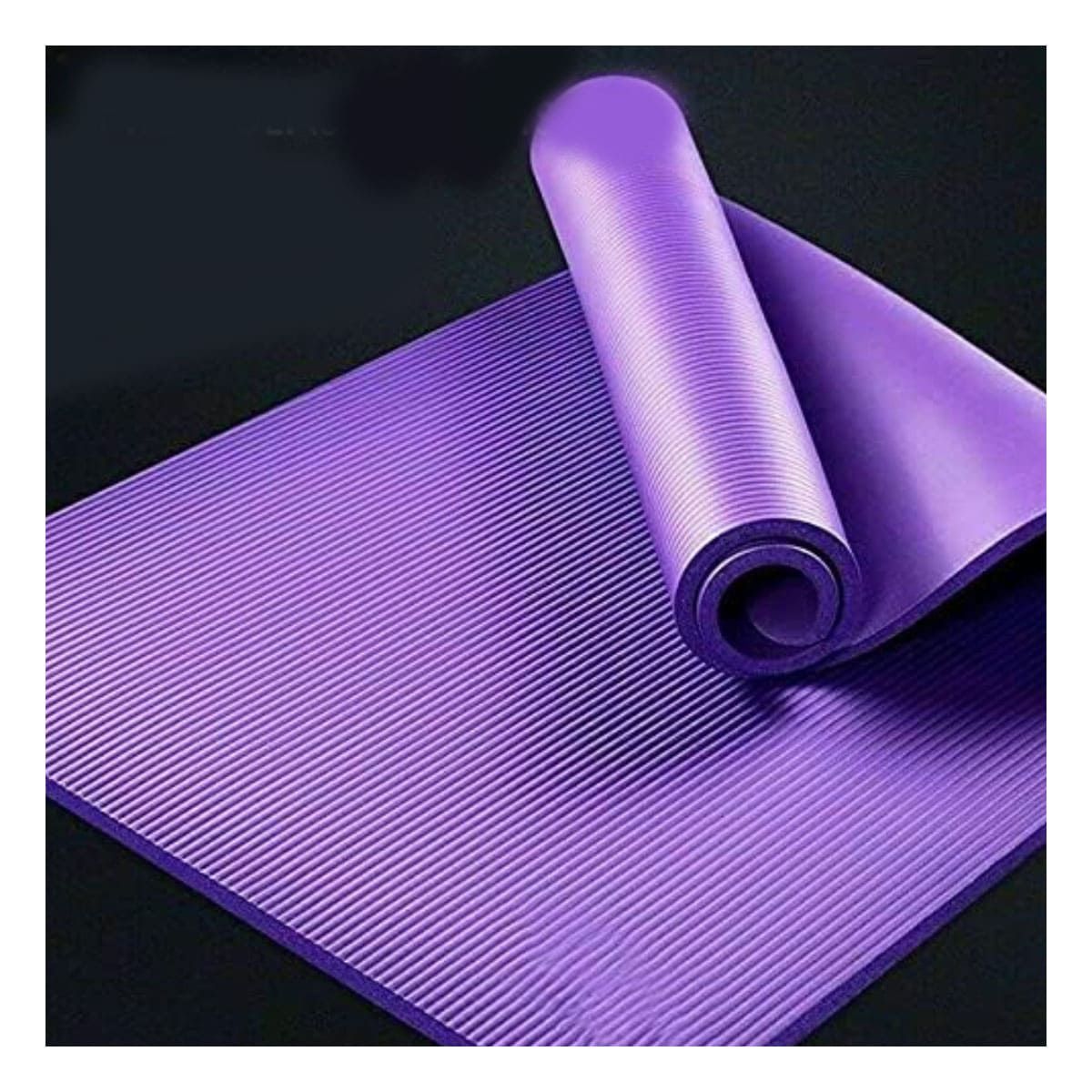 GENERICO - Alfombra de 10mm para Ejercitarse en Casa Morado