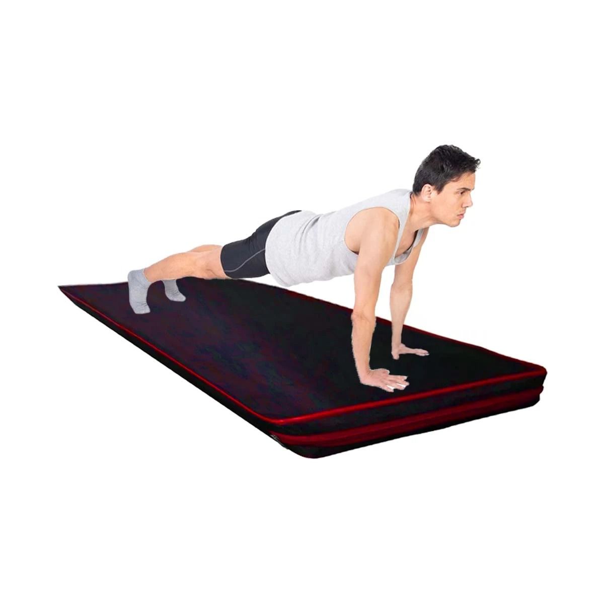 GENERICO - Pack6 Colchon Fitness para Ejercicio de 15M Rojo