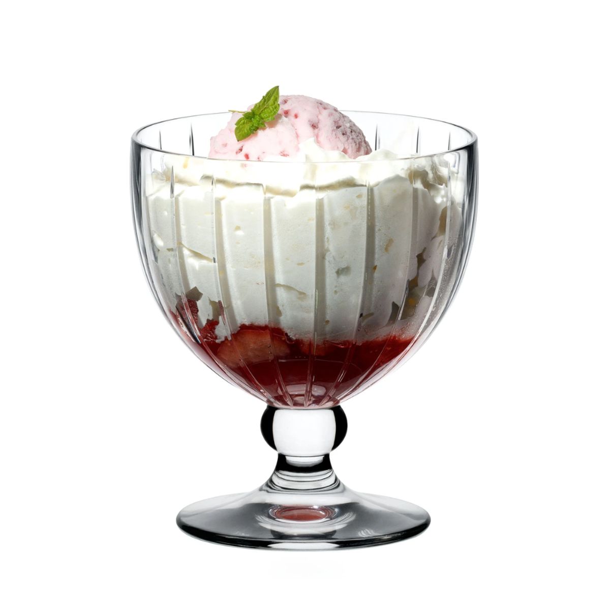 HYGGE - Set de 6 Copas de Vidrio para Postre Cáliz 400 ml