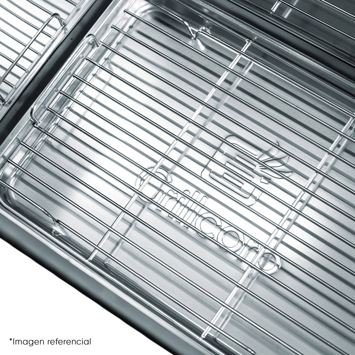 GRILLCORP - Caja China Mediana Black Premium con Parrilla de Levante Mixta