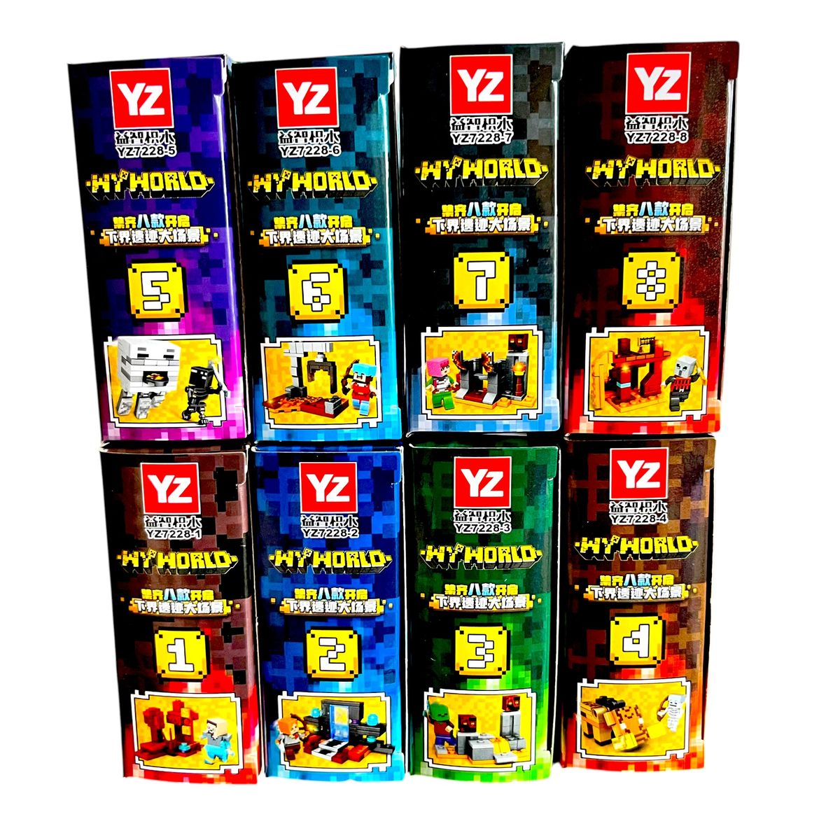 GENERICO - Bloques de Construcción - My World  YZ7228-1 52 piezas