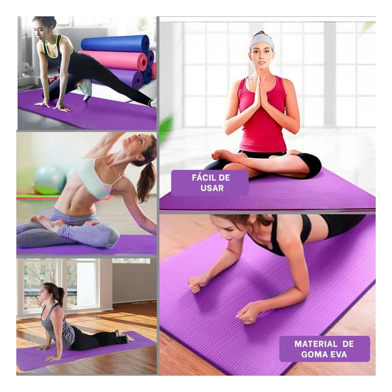 GENERICO - Pack6 Alfomba Versatil en Lila 6mm Y+Regalo Agendita