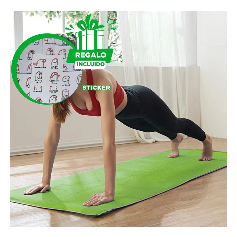 GENERICO - Mat Resistente al Agua Verde 6mm Y+Regalo Stickers