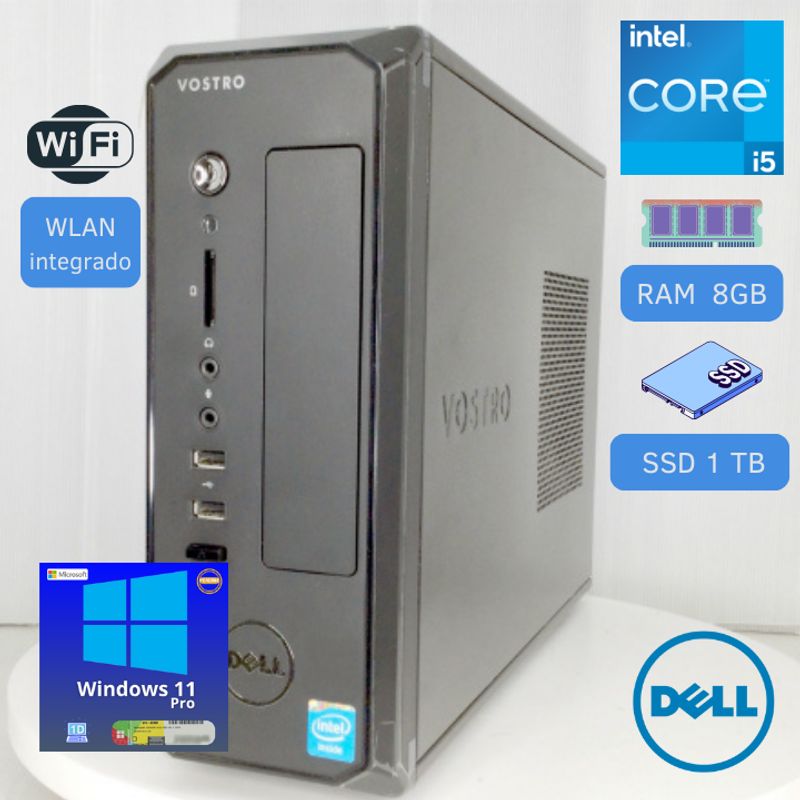 DELL - Computadora Dell Vostro D06S Intel Core I5 1TB SSD 8GB RAM + W 11P