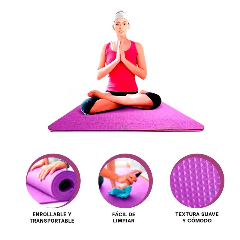 GENERICO - Pack6 Alfomba Versatil en Lila 8mm Y+Regalo Agendita