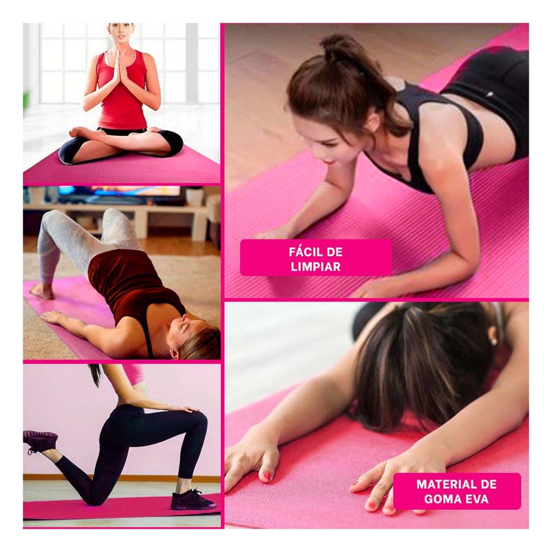 GENERICO - Pack6 Alfomba Versatil en Rosado 8mm Y+Regalo Agendita