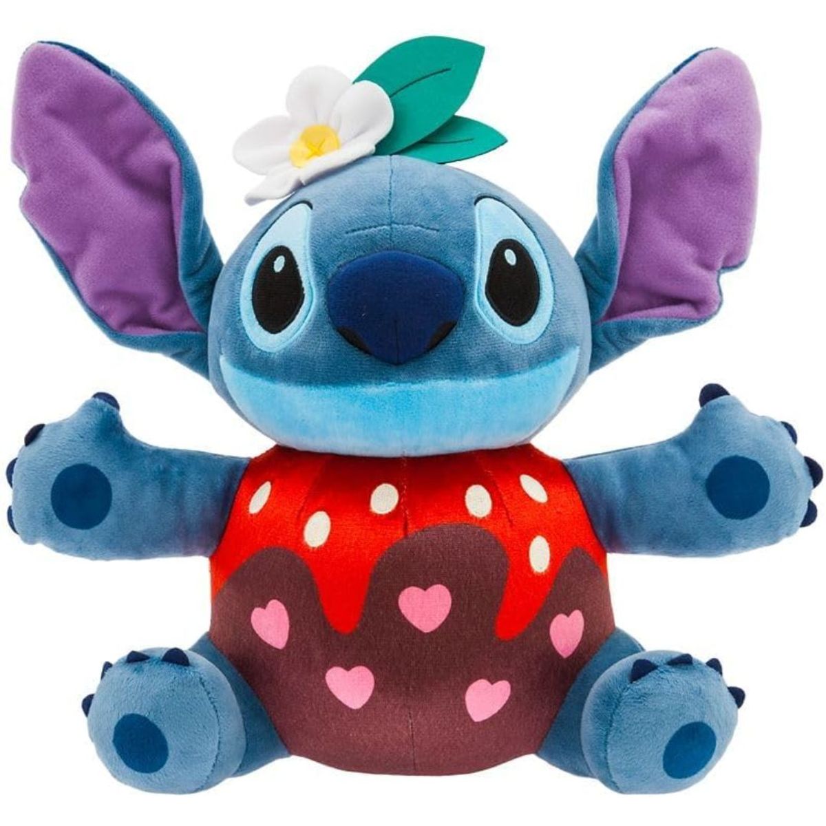 DISNEY - Disney Stitch Peluche Multicolor Diseño Fresa con Chocolate