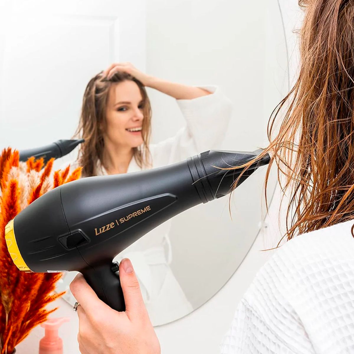 LIZZE - PLANCHA EXTREME Y SECADORA SUPREME DE CABELLO LIZZE + MINI PLANCHA + CEPILLO TERMICO