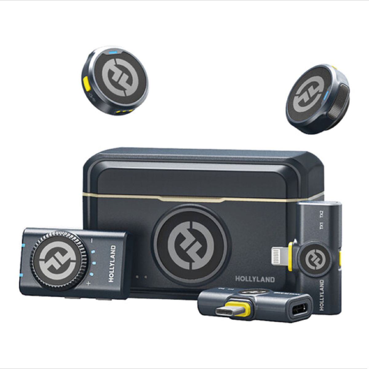 GENERICO - Hollyland Lark M2 Micrófono Inalámbrico Versión Combo