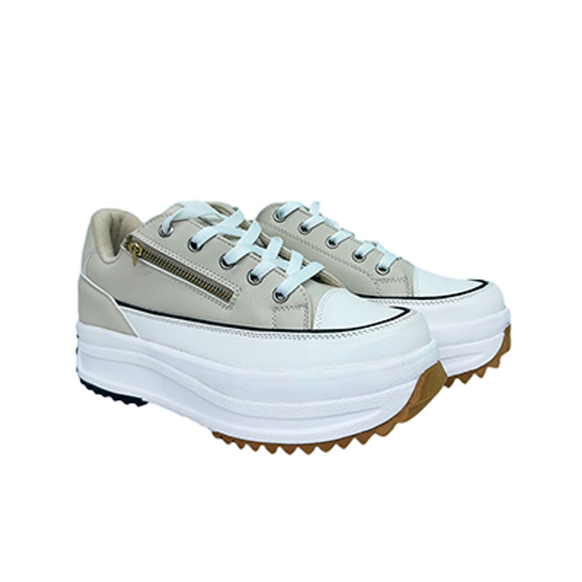 BASHIRA - Zapatilla para dama Saba Beige