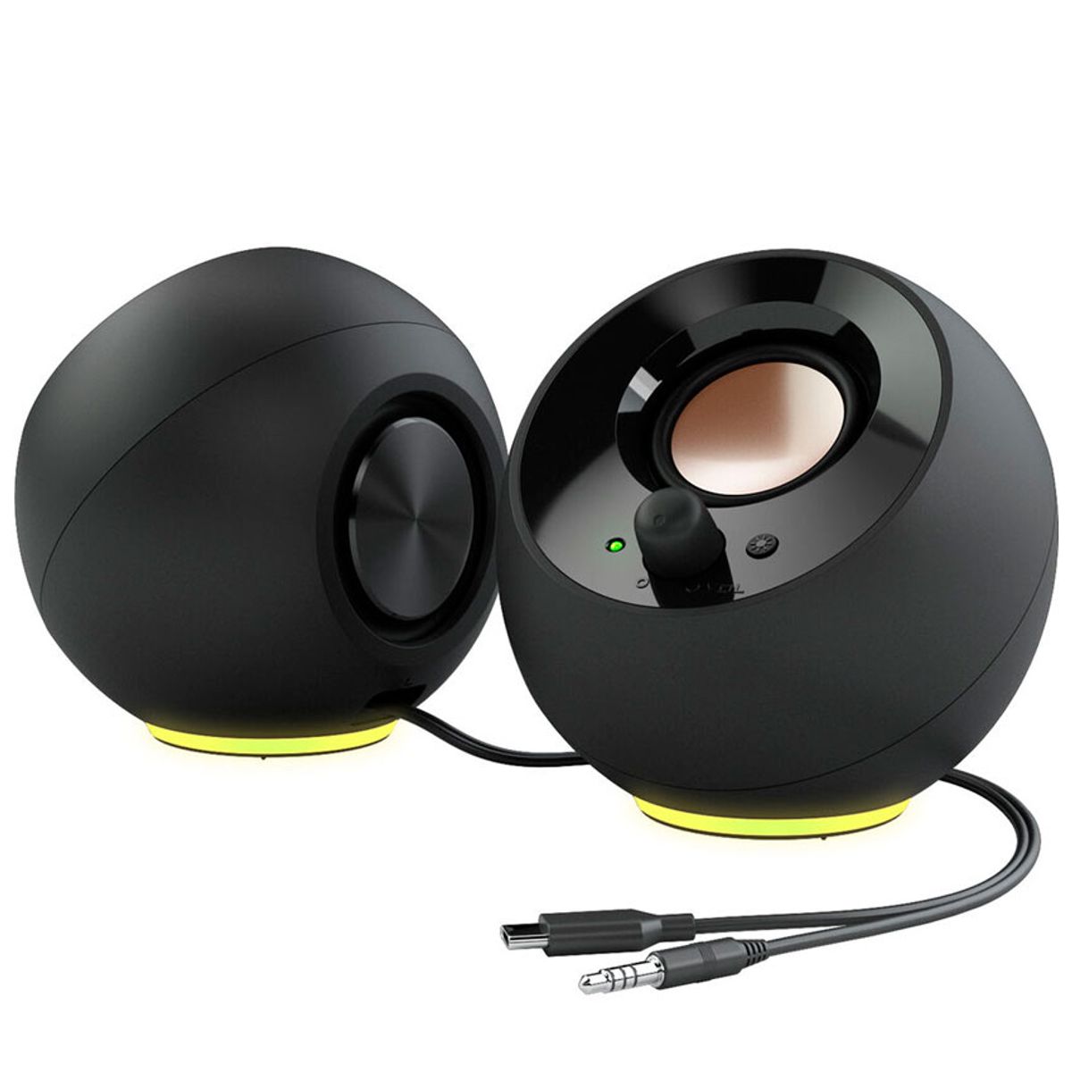 CREATIVE - Creative Pebble SE – Parlantes Estéreo 2.0 con Iluminación RGB