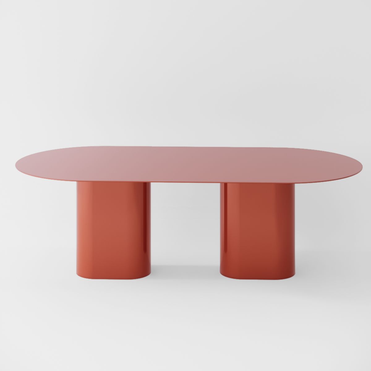 GENERICO - Mesa Comedor Sleek 8 Sitios - Terracota