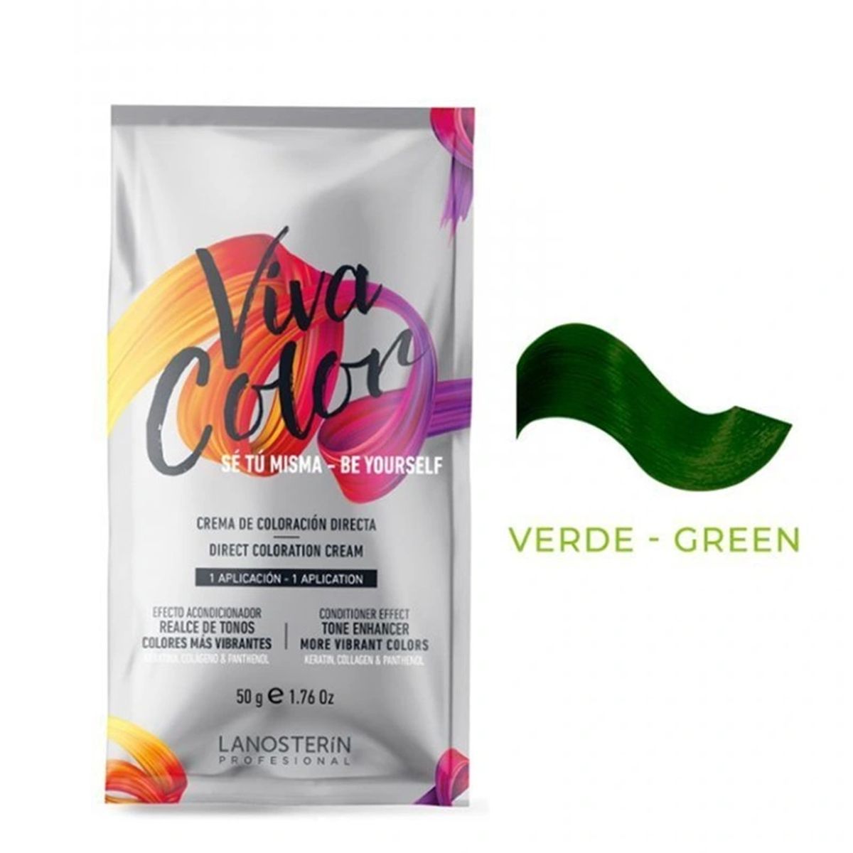 LANOSTERIN - Lanosterin Viva Color Verde Sachet