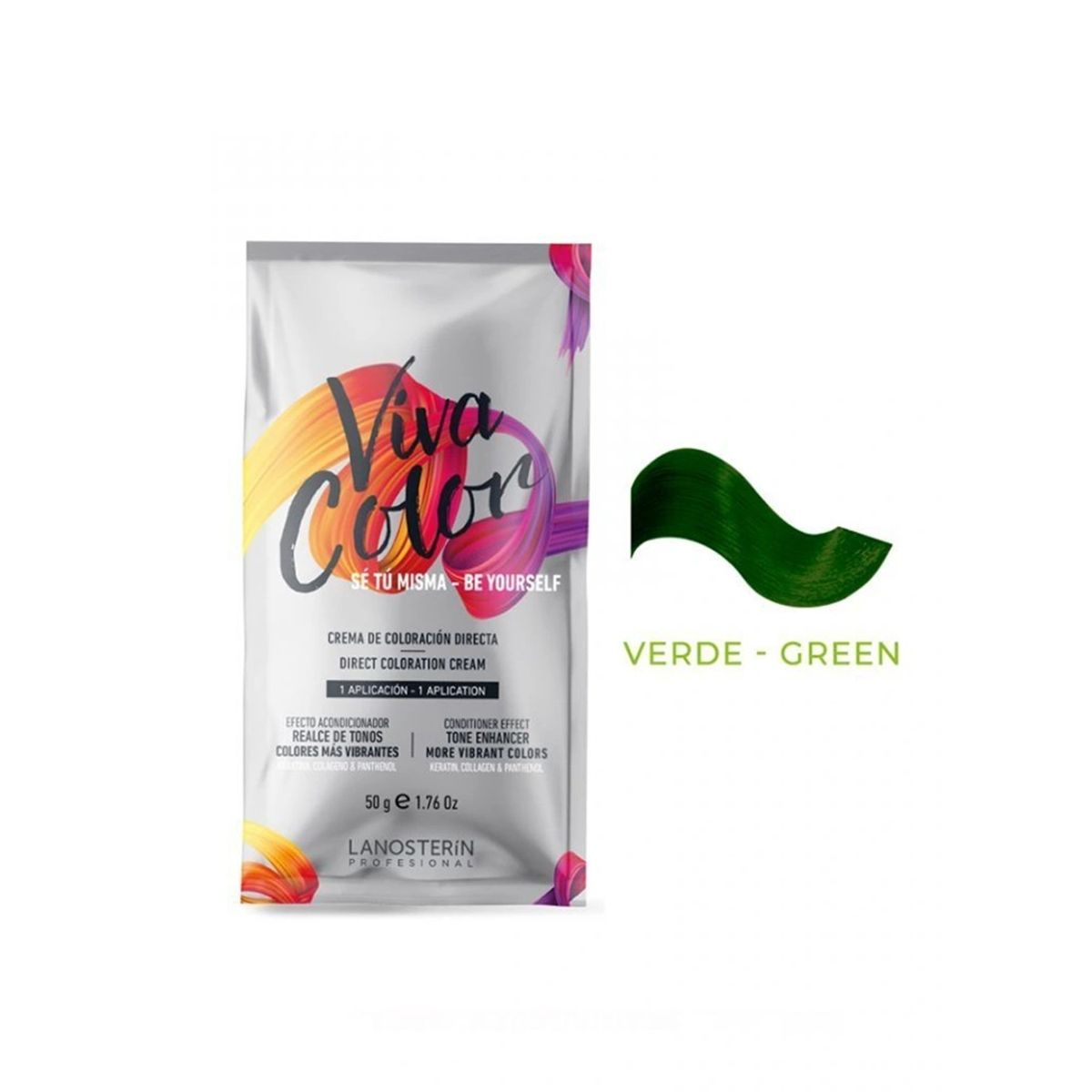 LANOSTERIN - Lanosterin Viva Color Verde Sachet
