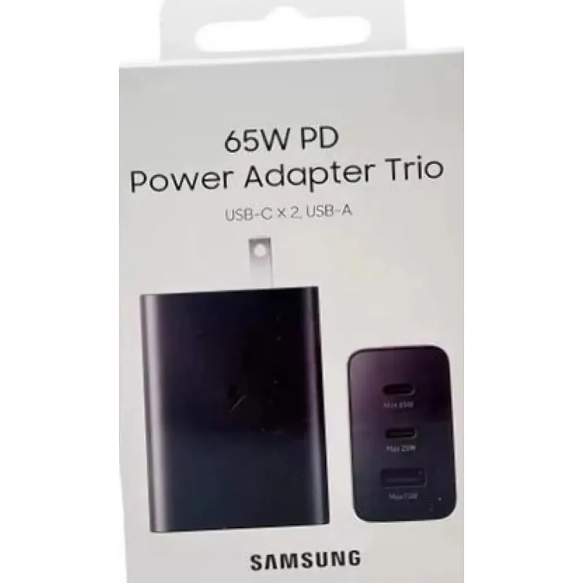 SAMSUNG - cargador samsung power adapter trio 65w pd