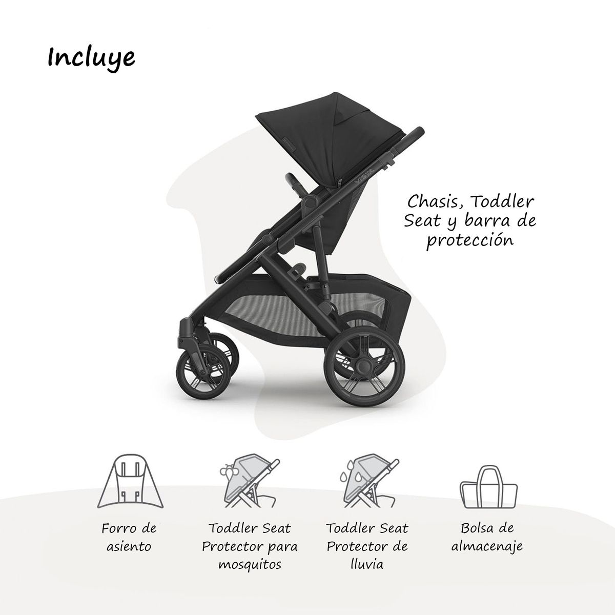 UPPABABY - COCHE MODELO VISTA V3 JAKE UPPABABY