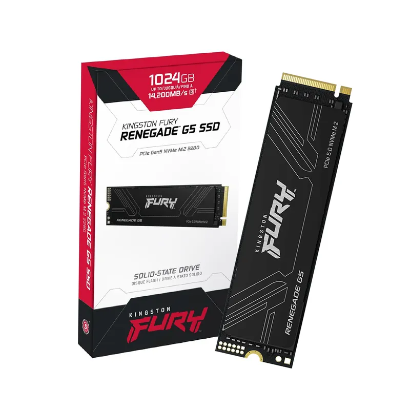 KINGSTON - Unidad Kingston FURY Renegade SSD G5 1TB M2 NVMe PC Ps5 Gamer
