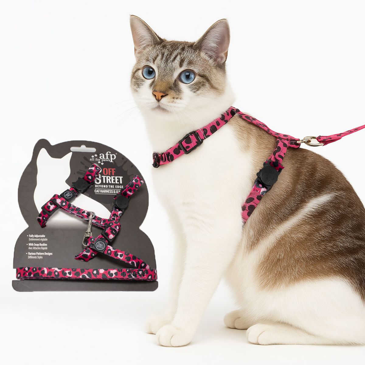ALL FOR PAWS - Arnes para gatos - Leopard