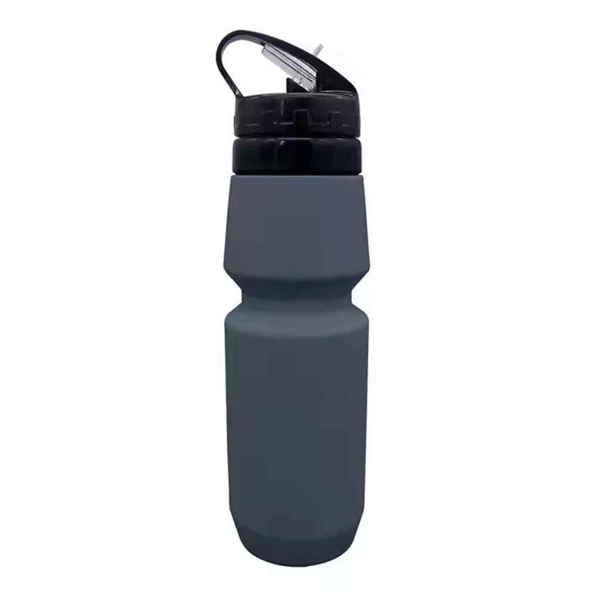 VARIOS - Botella de Agua Plegable Tomatodo 700ml para Viaje Silicon Gris