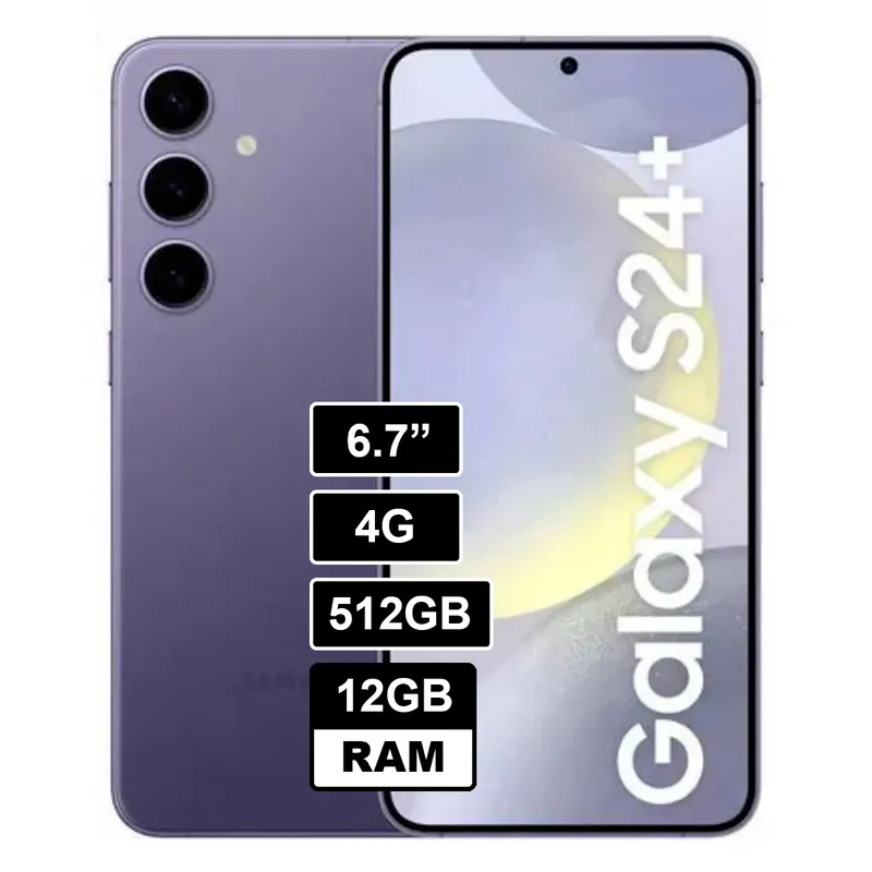SAMSUNG - CELULAR GALAXY S24 PLUS 512GB 12GB RAM VIOLETA
