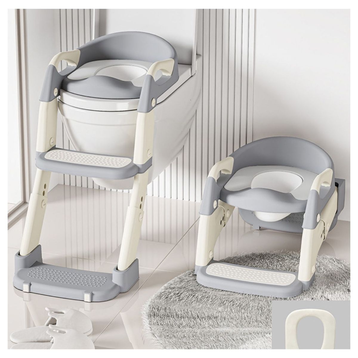 GENERICO - Escalera Plomo con Bacín Asiento de Entrenamiento para Bebé