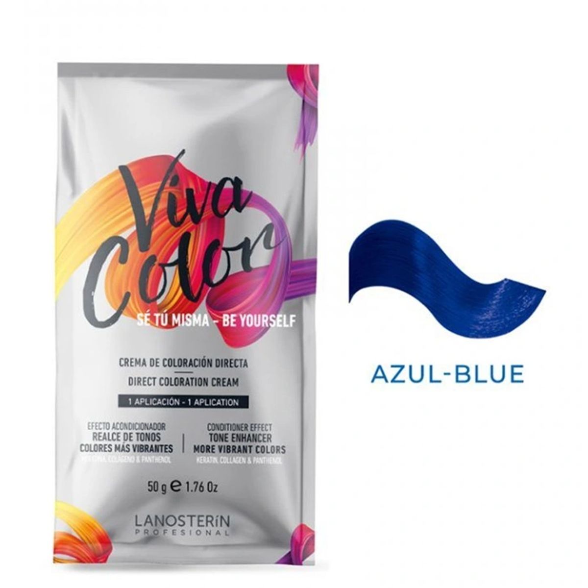 LANOSTERIN - Lanosterin Viva Color Azul Sachet