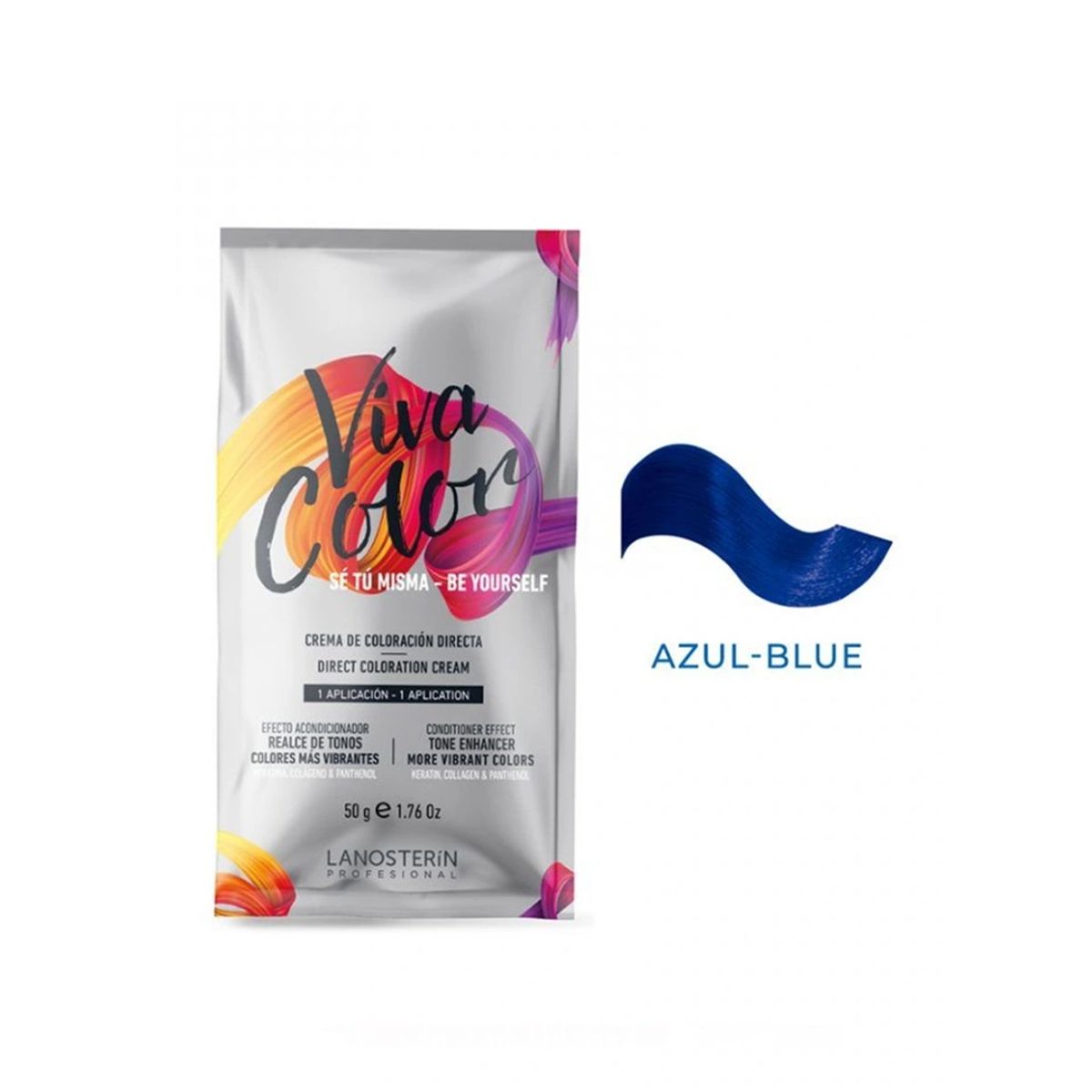 LANOSTERIN - Lanosterin Viva Color Azul Sachet