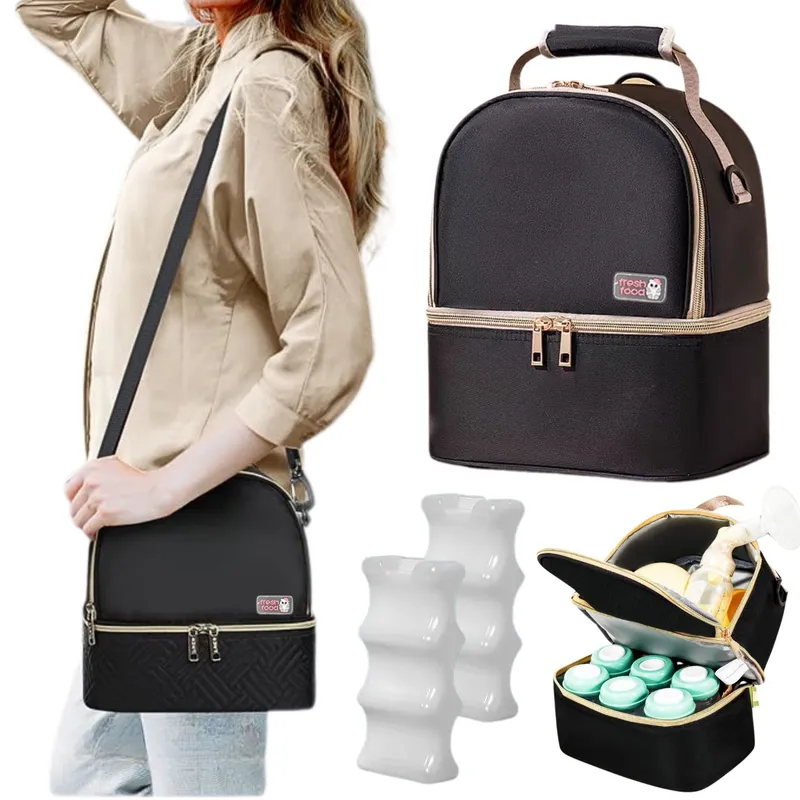 BABY - Cooler Bag de Leche Bolso Conservador Termico+2 PortaHielo N
