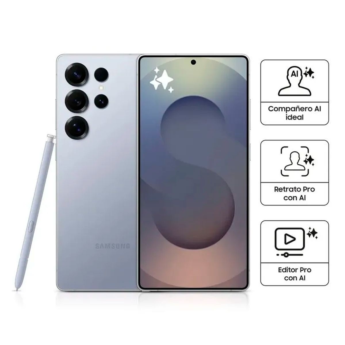 SAMSUNG - Celular Galaxy S25 Ultra 512GB 12GB Titanium Silverblue