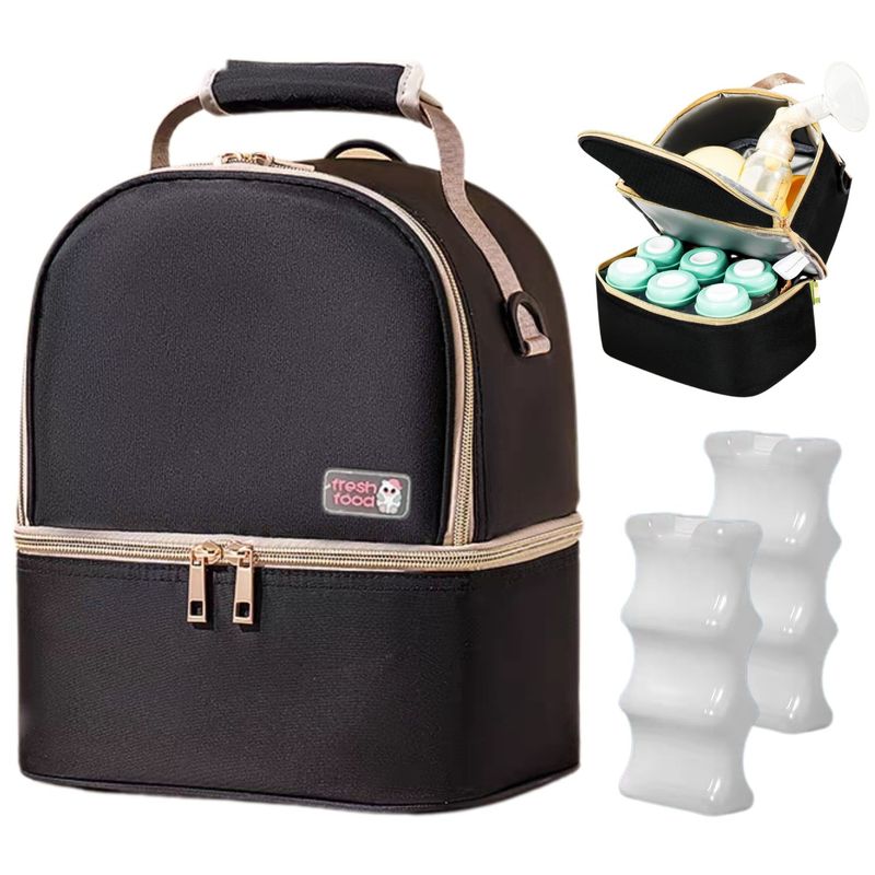 DAUER - Cooler Bag De Leche Bolso Conservador Termico+2 PortaHielo N