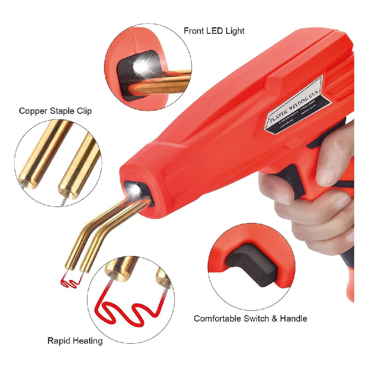 GENERICO - Pistola de Clavos Portátil+Pistola Soldadora