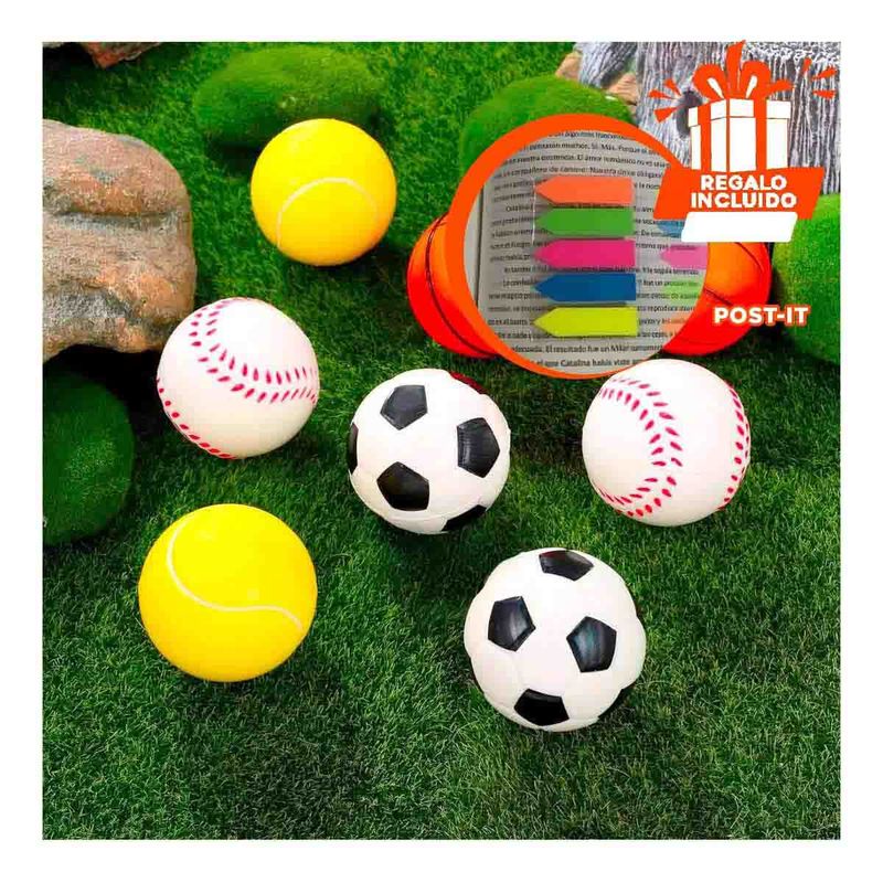 RYBIU IMPORT - Pack12 Set para Ansiedad Deportivo Y+Banderitas Adhesivas