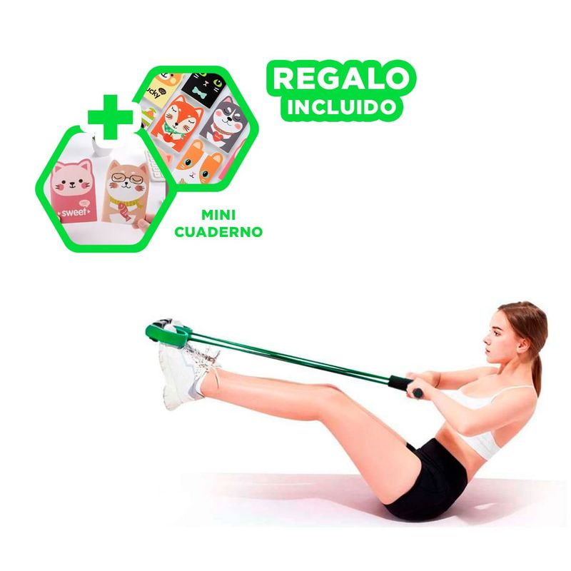 GENERICO - Pack12 Cinta para Pilates en Color Verde Y+Regalo Agendita