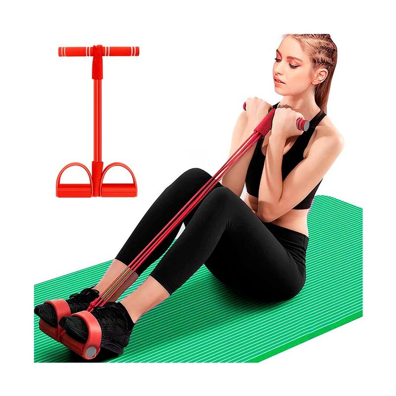 GENERICO - Pack2 Liga para Ejercicio Abdominal Rojo Y+Regalo Agendita