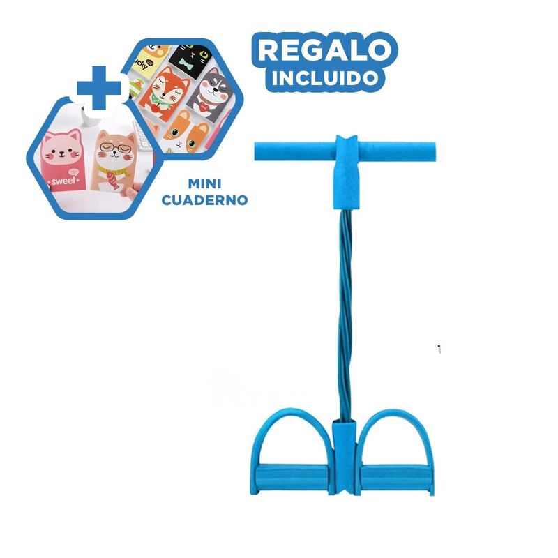 GENERICO - Pack12 Cinta para Pilates en Color Celeste Y+Regalo Agendita