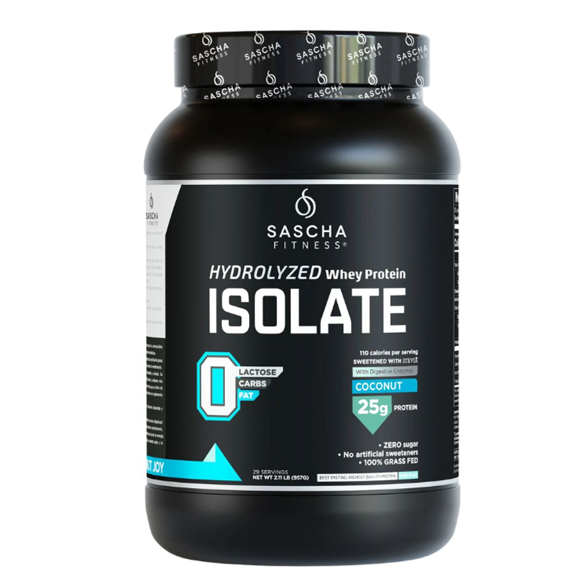 SASCHA FITNESS - Proteína Hidrolizada Coco 2.11 lbs