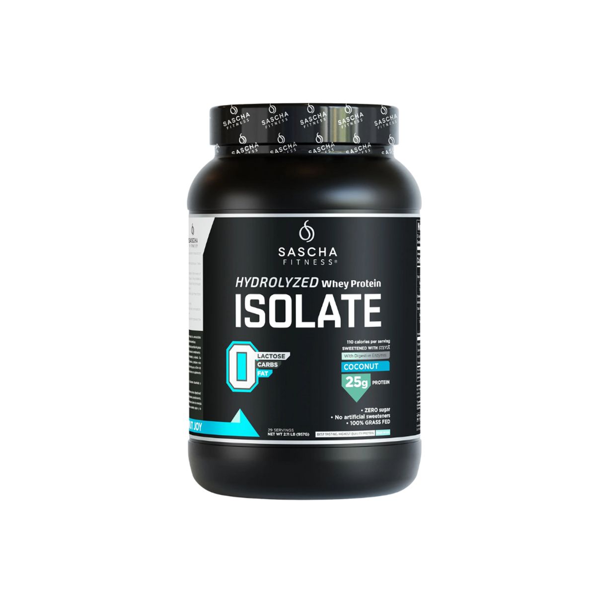 SASCHA FITNESS - Proteína Hidrolizada Coco 2.11 lbs