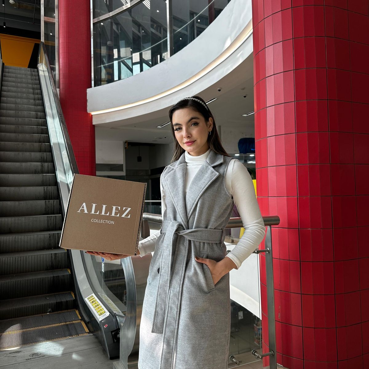 ALLEZ COLLECTION - Maxichaleco Camila - largo -  abrigador