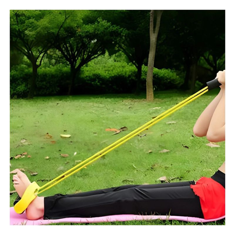 GENERICO - Pack6 Liga Elastica de Gym AmarilloNe Y+Banderitas Adhesivas